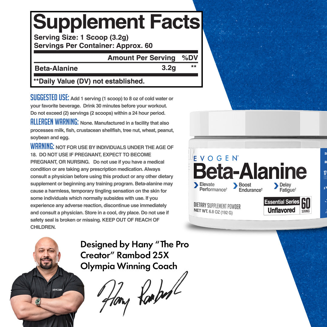 Beta Alanine Powder - 60 servings