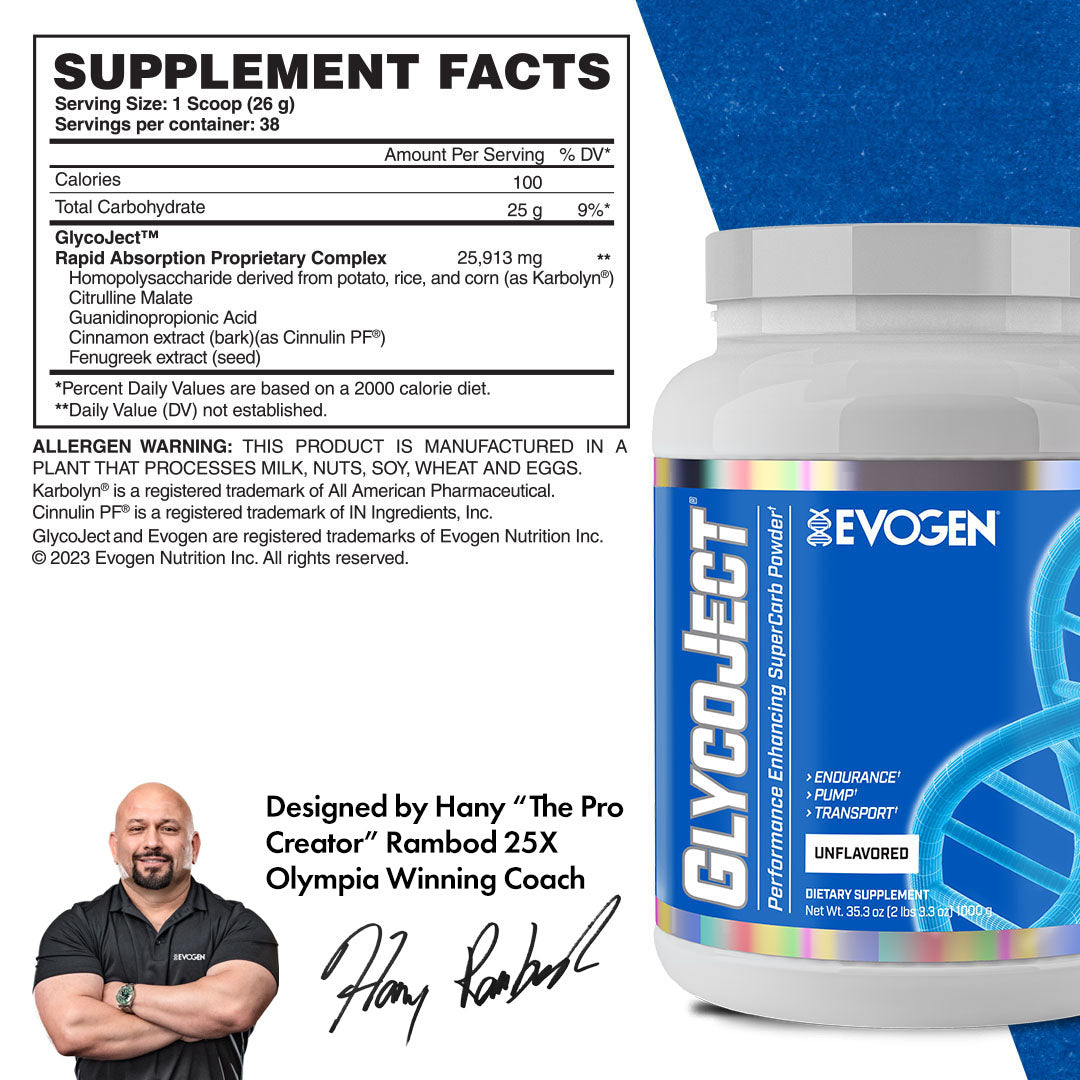 GlycoJect Super Carb - Unflavored