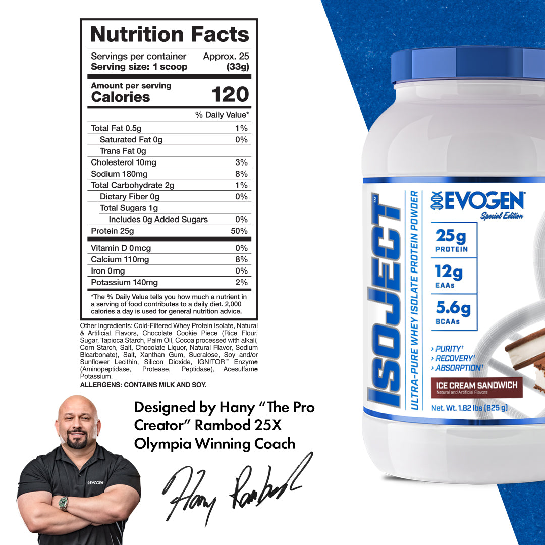 Isoject Whey Protein Isolate - Ice Cream Sandwich