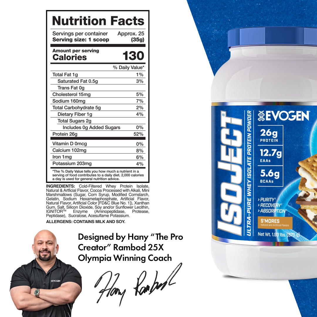 Isoject Whey Protein Isolate - S'mores