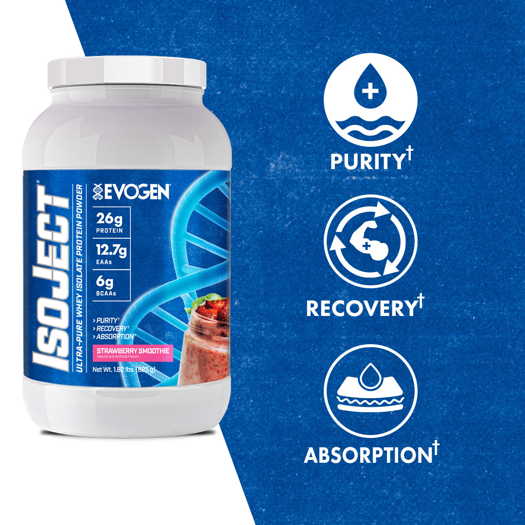 Isoject Whey Protein Isolate - Strawberry Smoothie