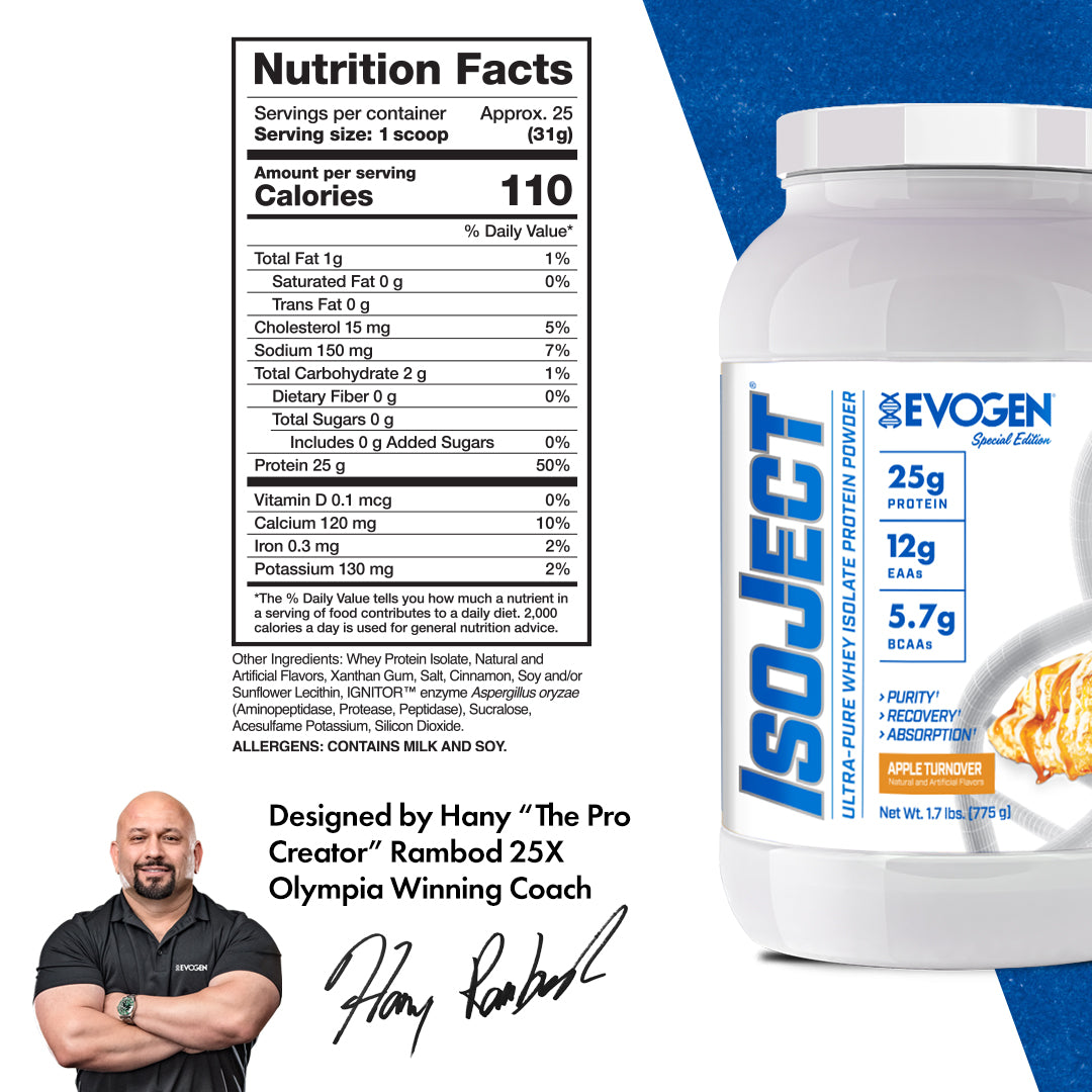 Isoject Whey Protein Isolate - Apple Turnover